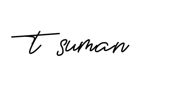 Handwritten Signature for T-suman - Style 150 Online