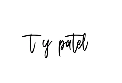 Handwritten Signature for T-y-patel - Style 143 Online
