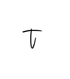 Handwritten Signature for T - Style 143 Online