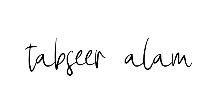 Tabseer-alam signature