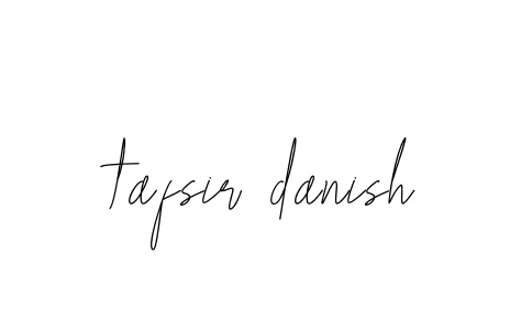 Tafsir-danish signature