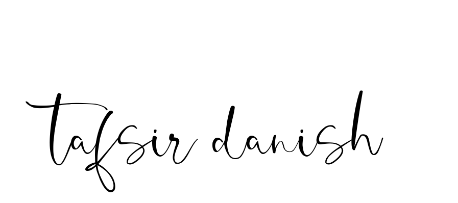 Tafsir-danish signature