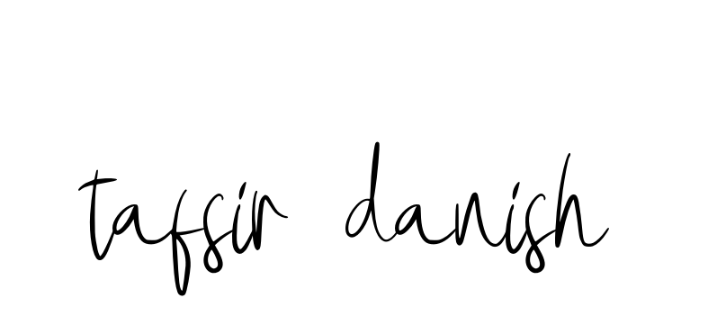 Tafsir-danish signature