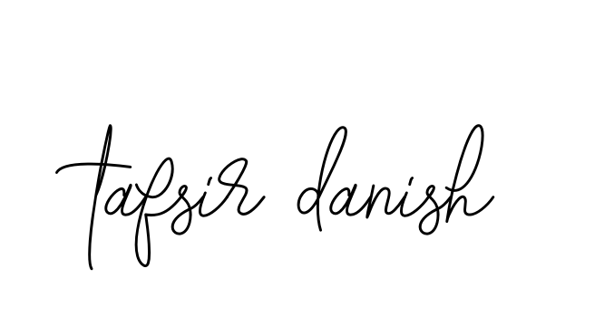 Tafsir-danish signature