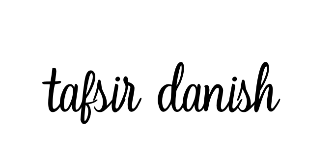 Tafsir-danish signature