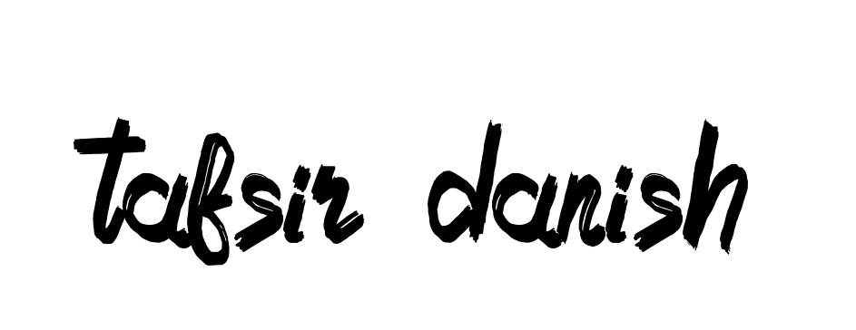 Tafsir-danish signature