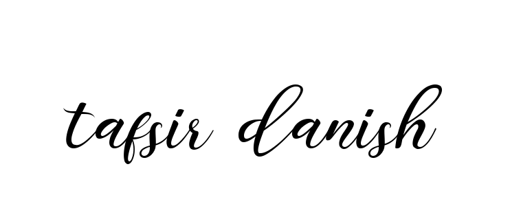 Tafsir-danish signature