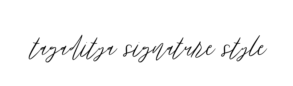 Tagaditya-signature-style signature