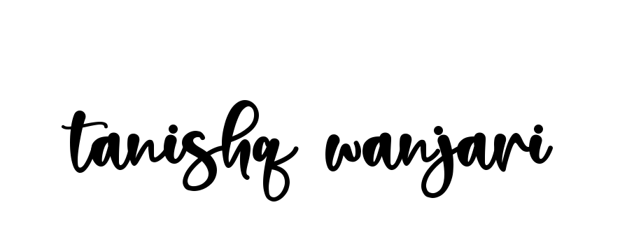 Tanishq-wanjari signature