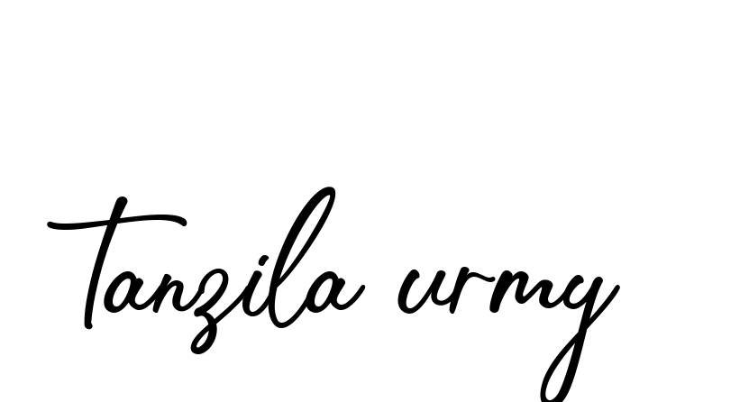 Tanzila-urmy signature