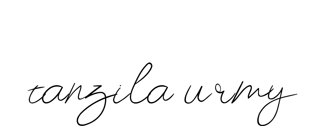 Tanzila-urmy signature