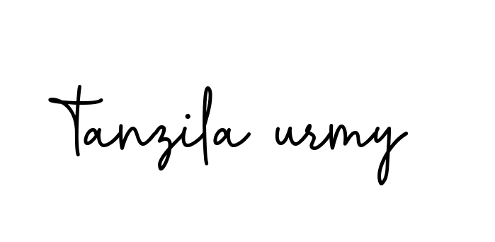 Tanzila-urmy signature