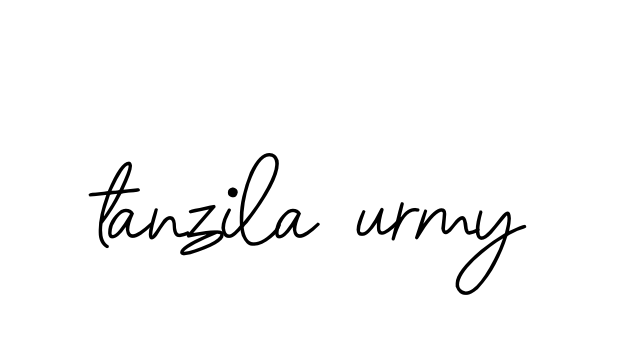Tanzila-urmy signature