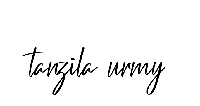 Tanzila-urmy signature