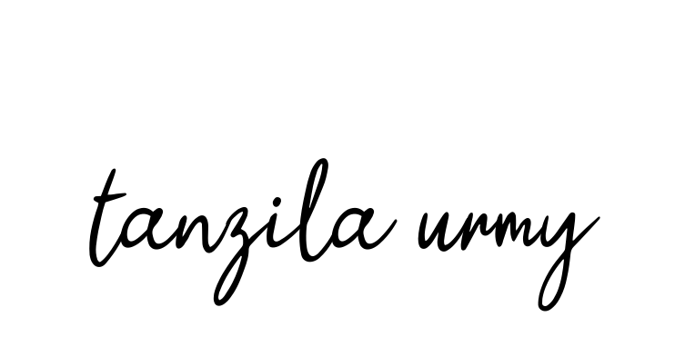 Tanzila-urmy signature