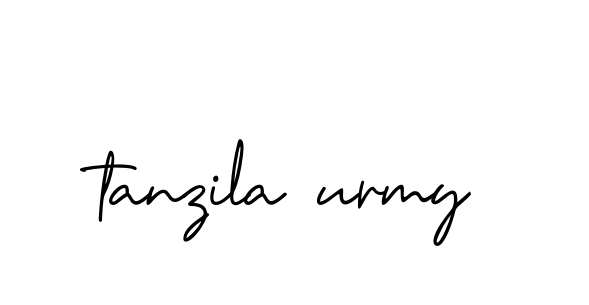 Tanzila-urmy signature