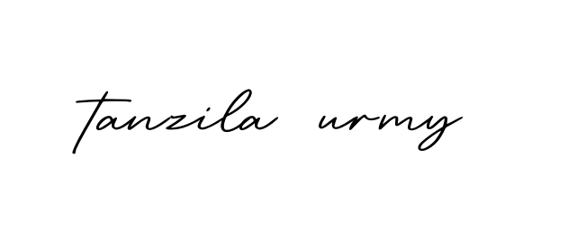 Tanzila-urmy signature