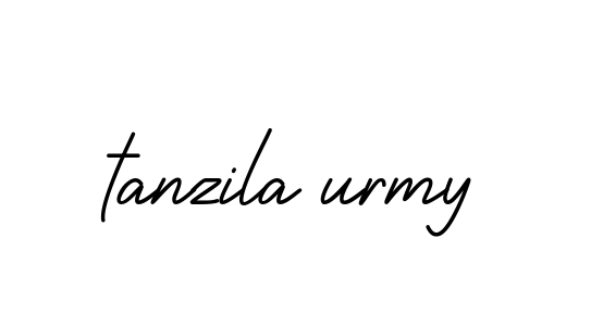 Tanzila-urmy signature