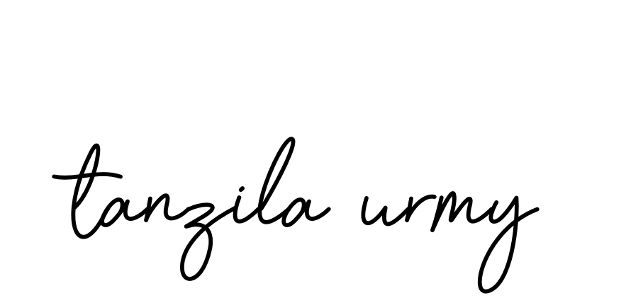 Tanzila-urmy signature