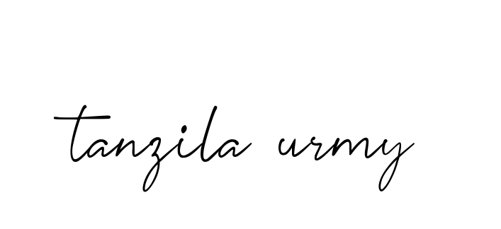 Tanzila-urmy signature