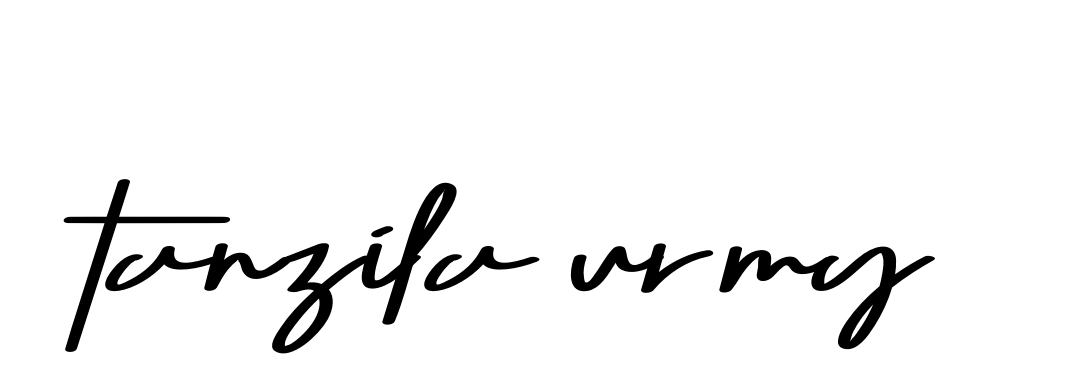 Tanzila-urmy signature