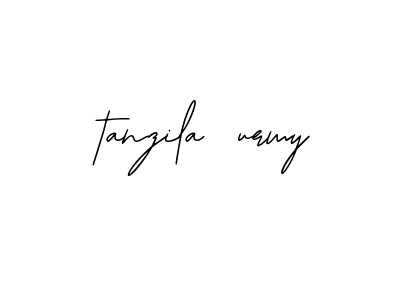 Tanzila-urmy signature