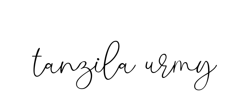 Tanzila-urmy signature