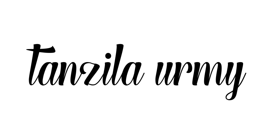 Tanzila-urmy signature