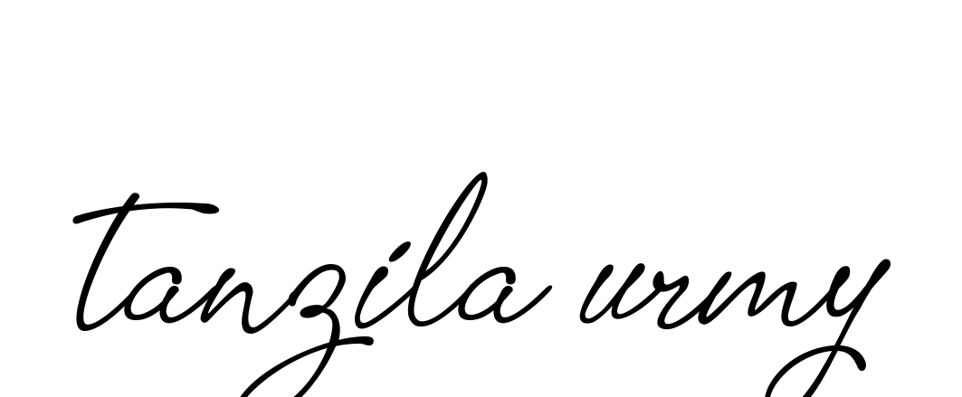 Tanzila-urmy signature