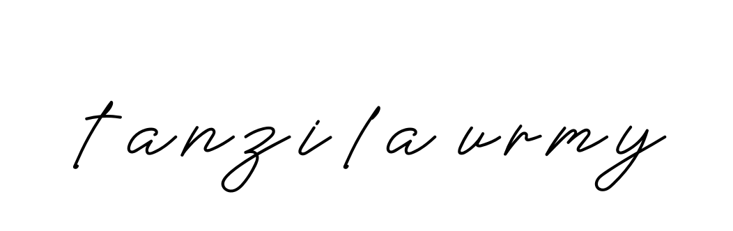 Tanzila-urmy signature
