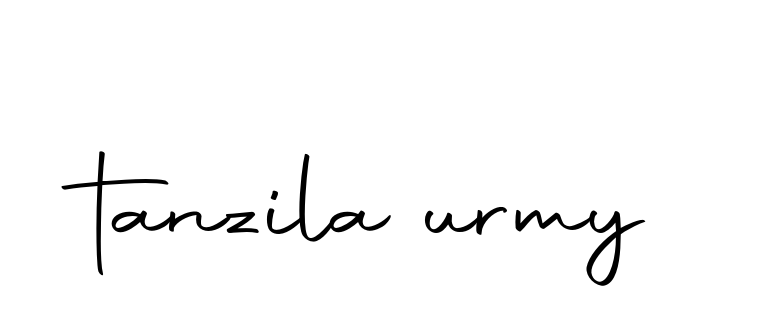 Tanzila-urmy signature