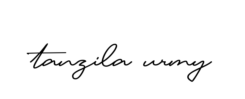 Tanzila-urmy signature