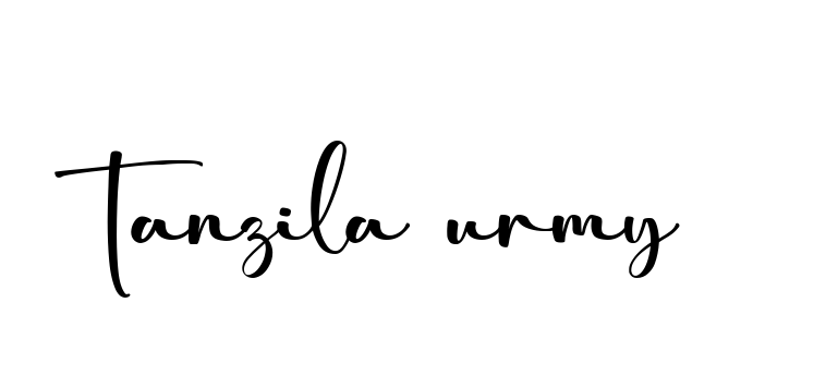 Tanzila-urmy signature