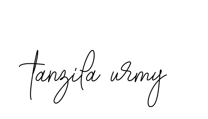 Tanzila-urmy signature