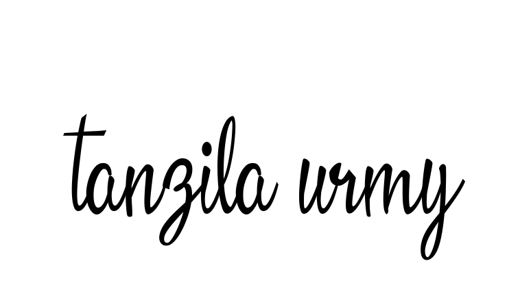 Tanzila-urmy signature
