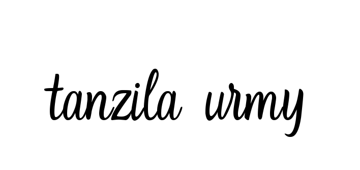 Tanzila-urmy signature