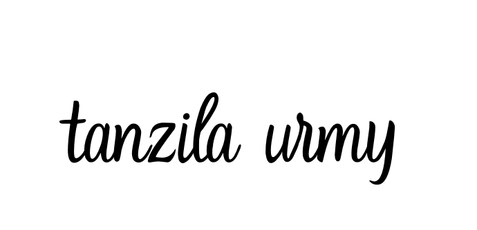 Tanzila-urmy signature