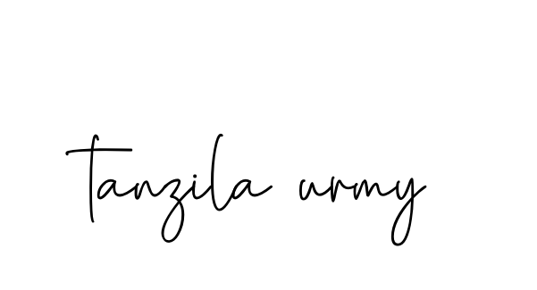 Tanzila-urmy signature