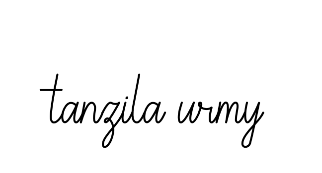 Tanzila-urmy signature