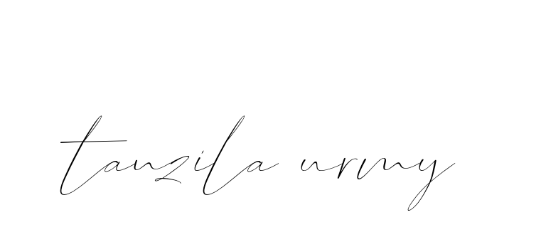 Tanzila-urmy signature