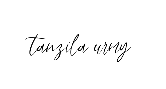 Tanzila-urmy signature