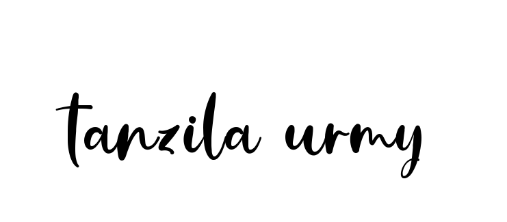 Tanzila-urmy signature