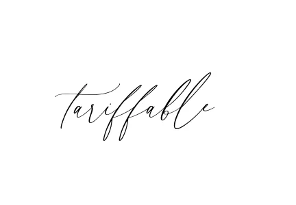 Handwritten Signature for Tariffable - Style 134 Online