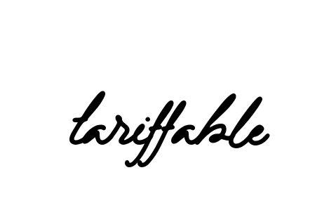 Handwritten Signature for Tariffable - Style 137 Online