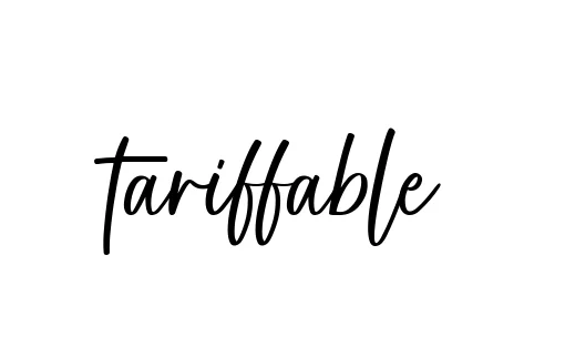 Handwritten Signature for Tariffable - Style 142 Online
