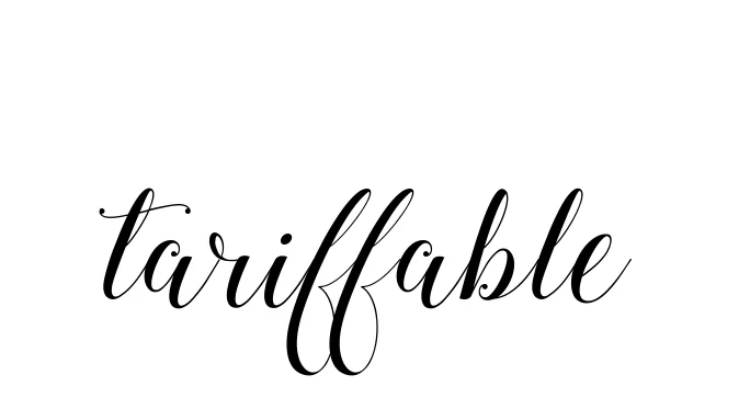 Handwritten Signature for Tariffable - Style 144 Online