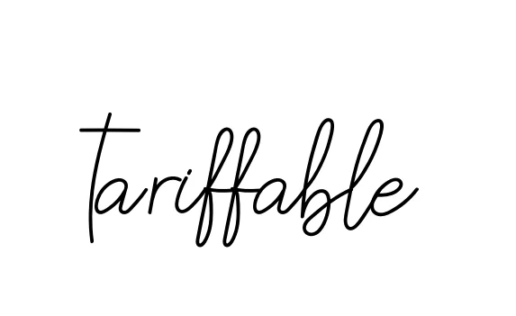 Handwritten Signature for Tariffable - Style 145 Online