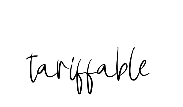 Handwritten Signature for Tariffable - Style 146 Online