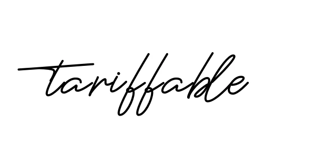 Handwritten Signature for Tariffable - Style 150 Online