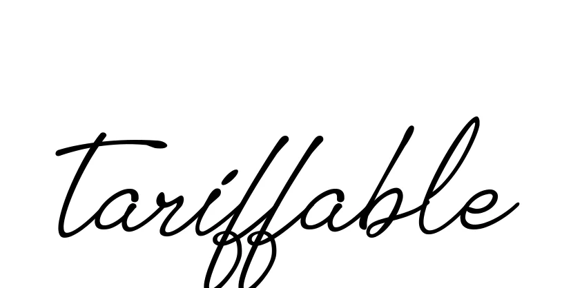 Handwritten Signature for Tariffable - Style 151 Online